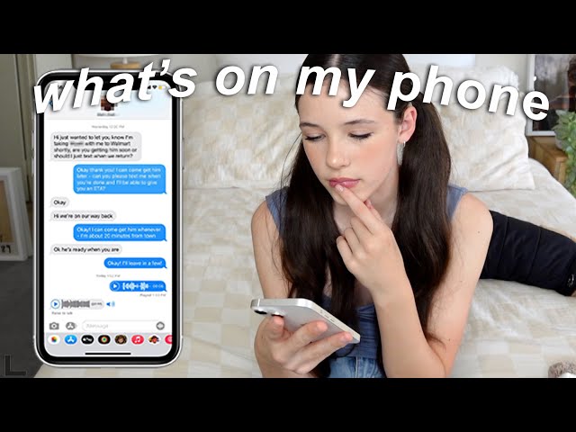 WHAT'S ON MY PHONE 💗 Miss Charli