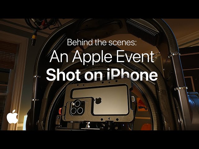 Behind the scenes: An Apple Event shot on iPhone