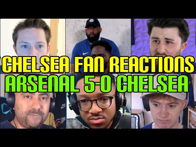 ANGRY 🤬 CHELSEA FANS REACTION TO ARSENAL 5-0 CHELSEA | FANS CHANNEL
