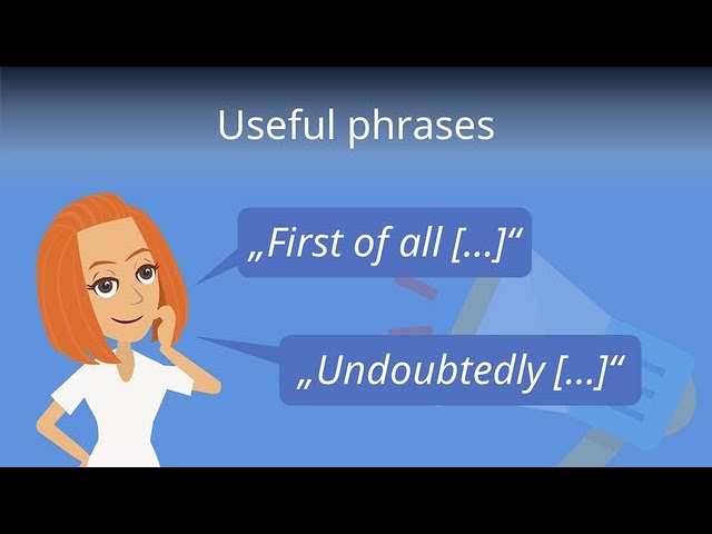 Useful phrases: nützliche Satzanfänge -- Studyflix