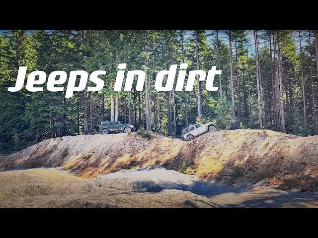 Jeeps in the dirt