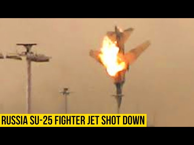 Russian Su-25 attack fighter jet shot down in Kherson region.