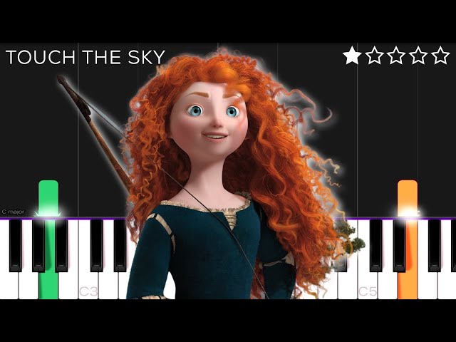 Touch The Sky from ('Brave') | EASY Piano Tutorial