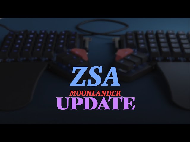 ZSA Moonlander (after a couple weeks) update