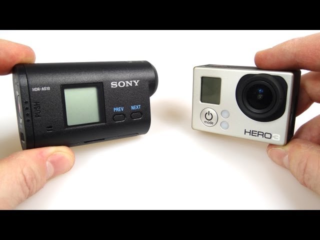 GoPro HD Hero3 White vs Sony HDR-AS10 - The ULTIMATE Action Cam REVIEW