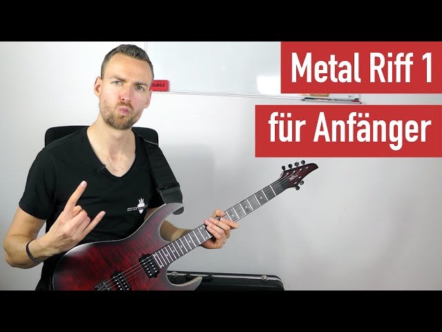 E-Gitarren Riffs für Anfänger - Metal Riff 1 - E-Gitarre lernen | Guitar Master Plan