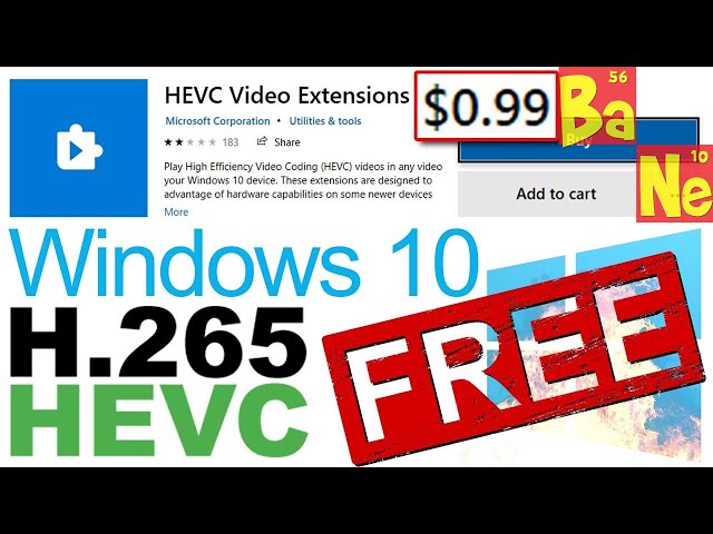 Hack Windows 10 & Download HEVC Codec FREE TechTip 👨‍💻