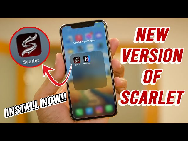 Scarlet New Version : Download & Install Scarlet on iOS No Revoke!
