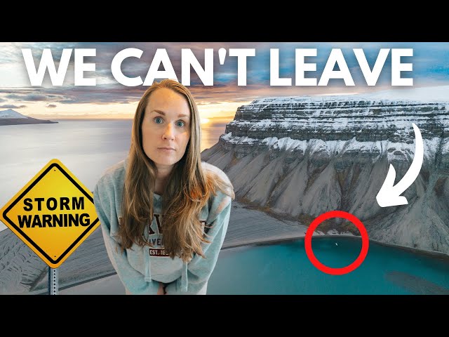We got stuck in a STORM for FOUR DAYS onboard our boat | SVALBARD