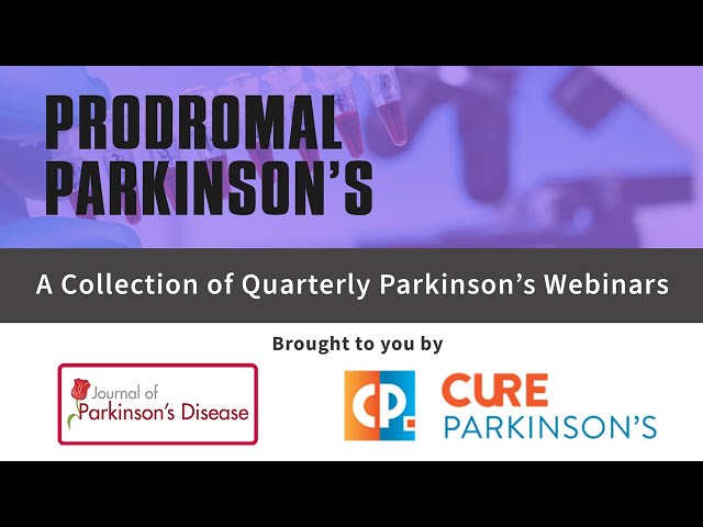 Webinar: Prodromal Parkinson's