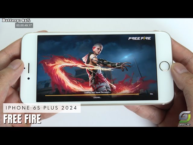 iPhone 6s Plus test game Free Fire 2024