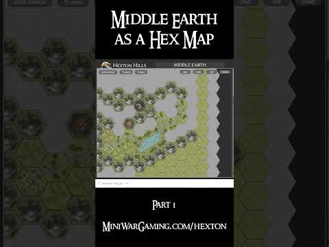 Making a Hex Middle Earth Map