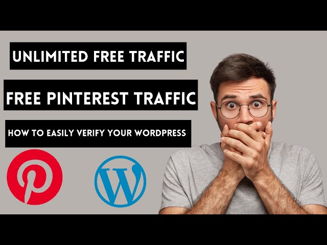 Free Pinterest Traffic 2021+How To Easily Verify Your WordPress site on Pinterest 👈