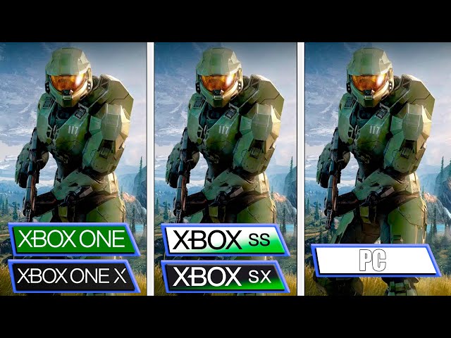 Halo Infinite | Xbox One S/X - Xbox Series S/X - PC |  Campaign Graphics Comparison & FPS