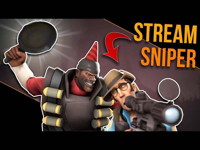 TF2: Cheater Stream Snipers Getting OWNED by Streamer!