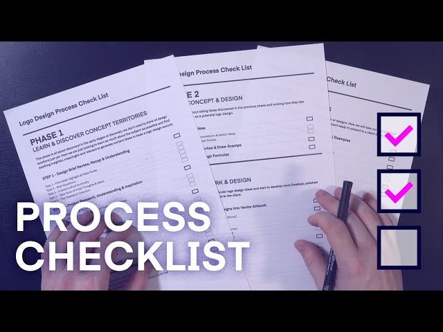 Logo Design Project Folder & Design Process Checklist [EP 3/44]