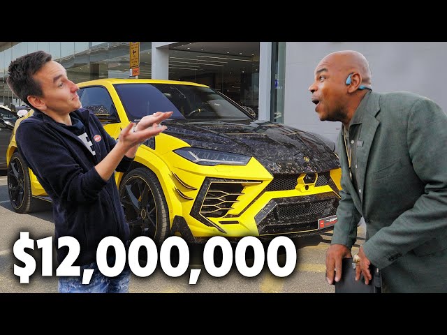 BUYING A SUPERCAR IN DUBAI (...he was shocked)