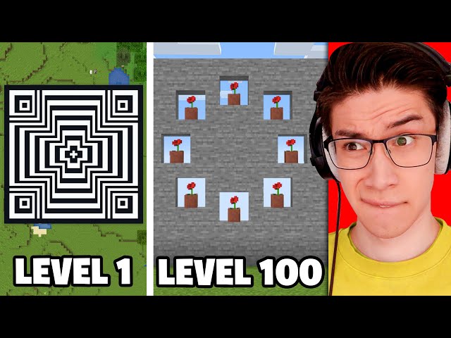 Testing Minecraft Illusions From Level 1 to Level 100