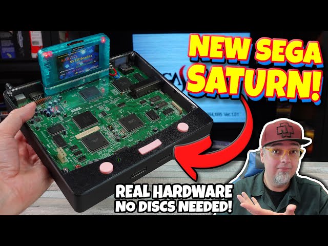 The NEW Saroo SEGA Saturn Console! Real Hardware No Discs Needed!