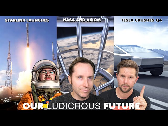 SpaceX Starlink launch, Tesla Crushes Q4, NASA signs with Axiom Space - Ep 69