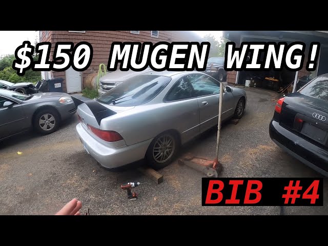 $5000 Budget Integra Build Part 4: Mugen Type R Style Rear Spoiler!!