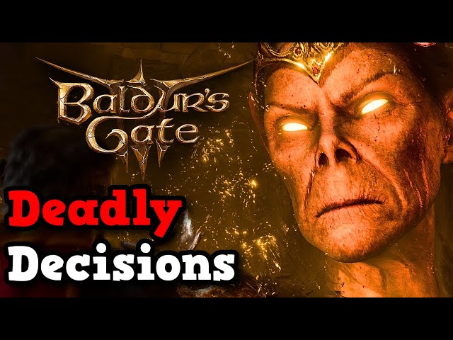 10 Instant Death Cutscenes in Baldur's Gate 3 (Acts 1 and 2 Only)