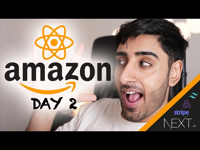 🔴 AMAZON REACT.JS Challenge | Day 2 (Complete Frontend & API | Next.js)