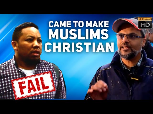 Came to make Muslims into Christians! Gets smashed! Hashim Vs Christian (Speakers corner)