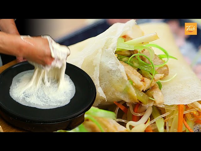 How to Make Spring Rolls Wrappers l Authentic Chinese Food