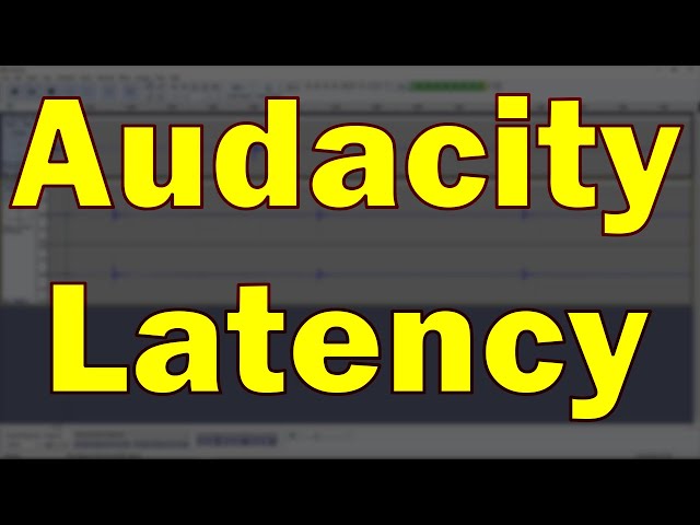 Audacity Latency Correction