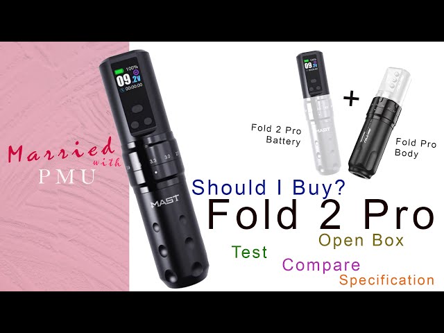 Mast Fold 2 Pro vs Fold Pro | Tattoo Machine Review and Test |