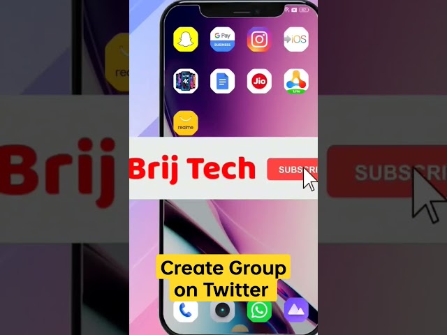 Create Group on Twitter #brijtech #twitter #shorts