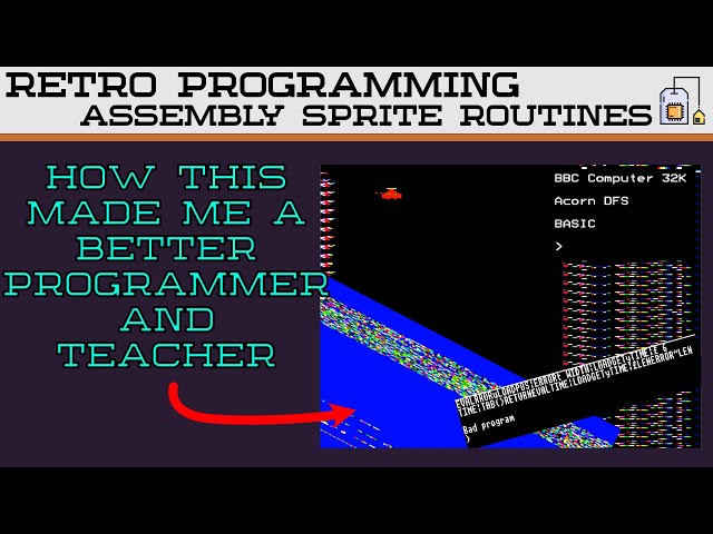 6502 Assembly sprite routines on the BBC Micro - Retro Coding
