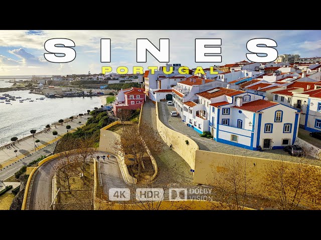 Sines Portugal🇵🇹: Vasco da Gama Beach, Sines Castle, North Coast Footbridges (4K)