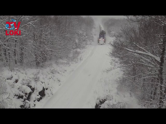 Train in snow / Janjče - Croatia