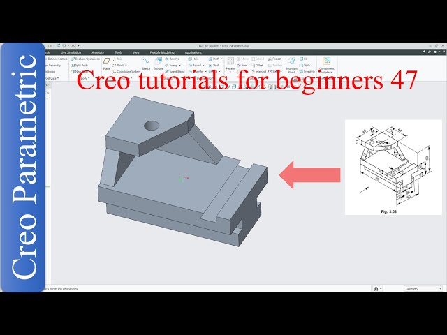 Creo parametric tutorial for beginners |creo|proE|tutorial-47