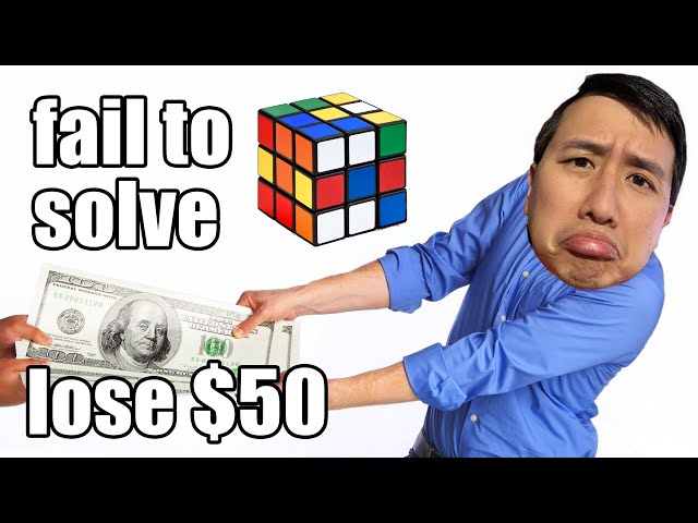 I Gave My Enemy $50 Every Time I Failed To Solve A Cube 😭😭