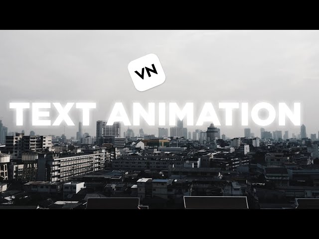 3 Epic TEXT Animation in Vn Video Editor