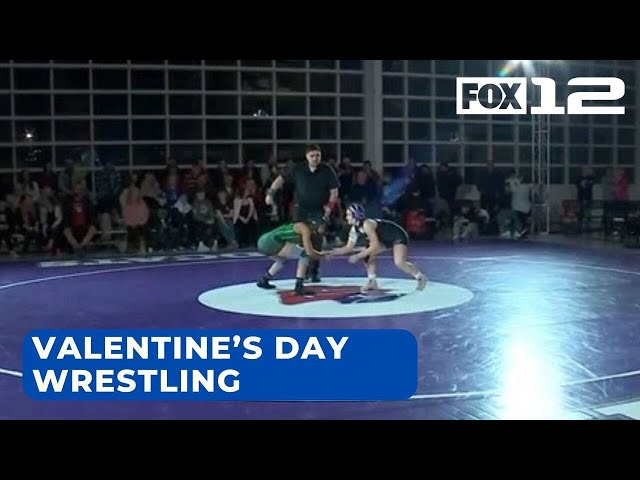 Linfield wrestlers take on Valentine’s Day meet in McMinnville