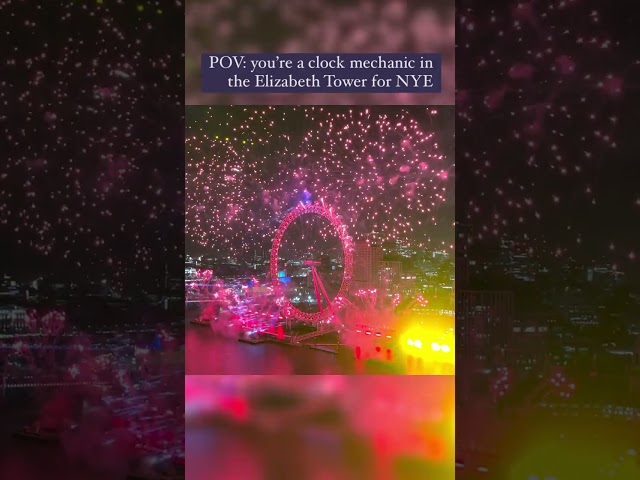 POV: you're a clock mechanic in the Elizabeth Tower for NYE