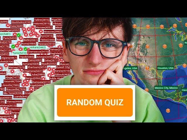I played RANDOM Geography Sporcle Quizzes