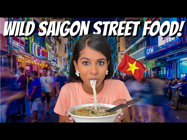 VIETNAM'S BEST STREET FOOD TOUR 🇻🇳 SAIGON IS WILD! (on motorbikes)