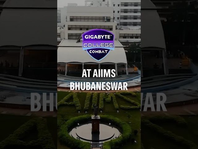 Dive into the electrifying atmosphere of GIGABYTE College Combat at AIIMS Bhubaneswar, Odisha.
