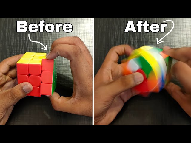 How to Turn Rubik's Cube Faster "Finger Tricks"