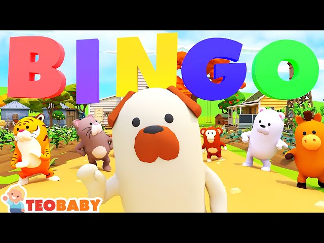 BINGO Song for Kids 🐶 Nursery Rhymes for Babies