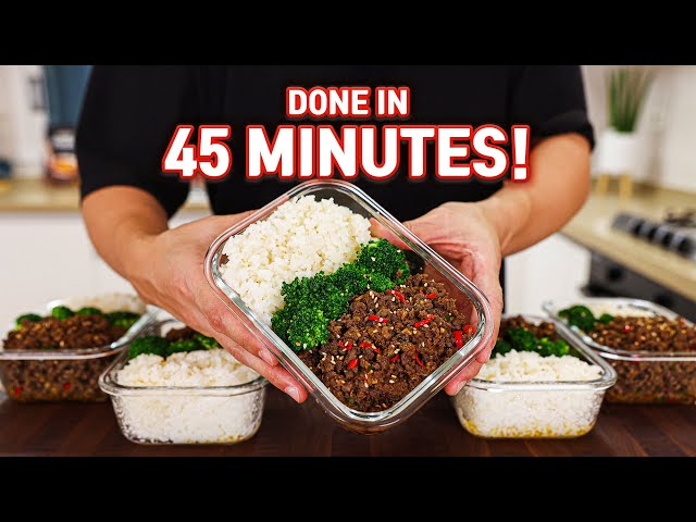 This Ground Beef Bulgogi Meal Prep Will Change Your LIFE, Done In 45 Minutes