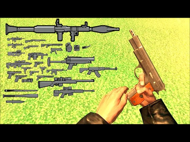All Weapons Reloading in GTA IV: CE in 77 Seconds (First Person)