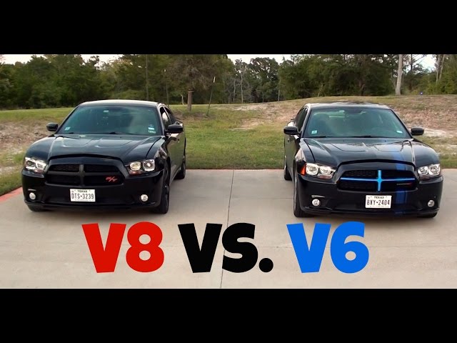 Dodge Charger R/T vs. Dodge Charger SXT (V8 vs. V6) Racing