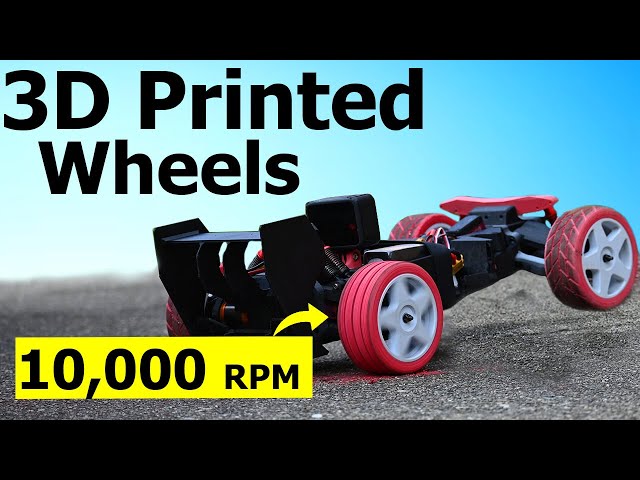 I 3D Printed RC Car Tires... Will they survive???