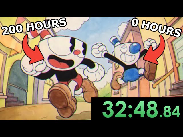 How fast can I speedrun Cuphead while carrying a brand new player?